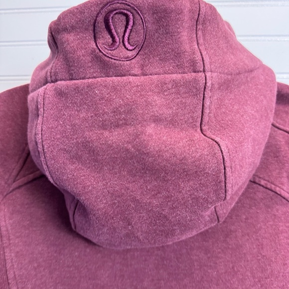 Lululemon Women's Size 4 Scuba Hoodie *Light Cotton Fleece Dark Adobe GUC** - Picture 7 of 11